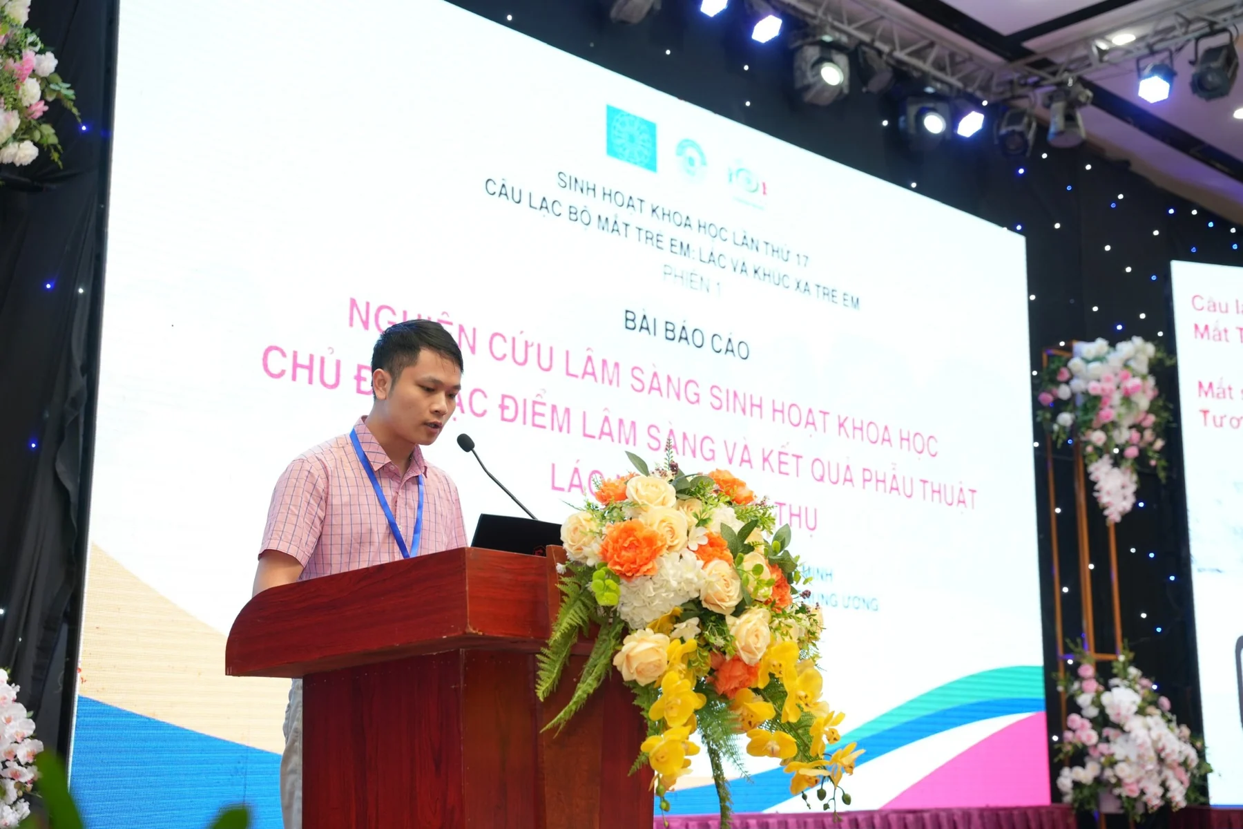 Báo cáo tại Hội nghị Mắt Trẻ em 2025